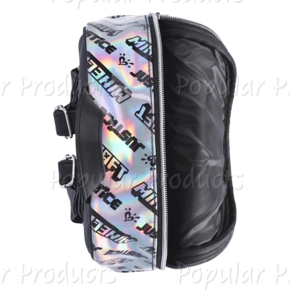 Justice | Minecraft Hologram Logo Print Mini Backpack, Multi - Picture 3 of 3